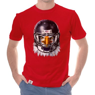 Herren Sport Fan-Outfit - Football Eagle - T-Shirt und Hoodie dunkelgrau-Hoodie XS