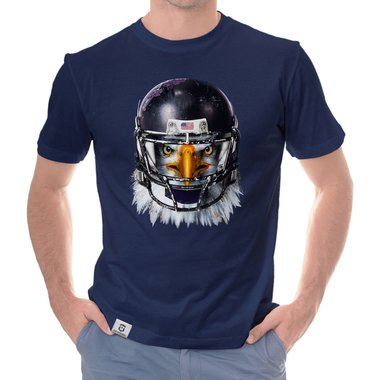 Herren Sport Fan-Outfit - Football Eagle - T-Shirt und Hoodie dunkelgrau-Hoodie XS