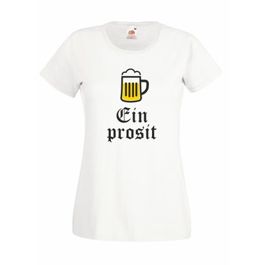 Damen T-Shirt Oktoberfest Ein Prosit