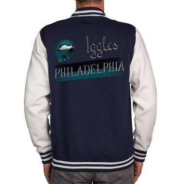 Herren College Jacke - Eagle - Philadelphia schwarz-I-am-a-Eagle XXXL