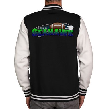 Herren College Jacke - Seahawk - Emerald City