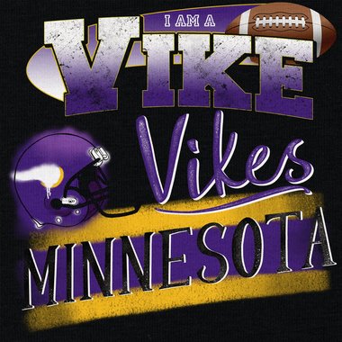 Herren College Jacke - Vikes - Minnesota dunkelblau-Vikes XS