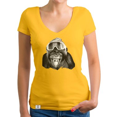 T-Shirt Kollektion - Skimpanse - Fr Damen, Kinder & Herren weiss-Kinder 152-164