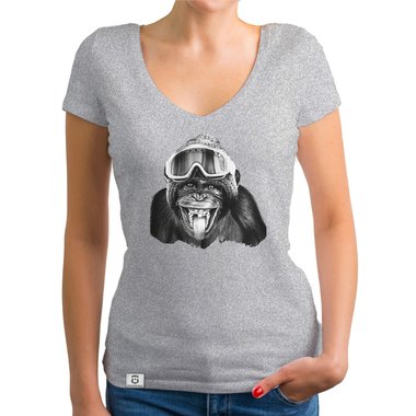 T-Shirt Kollektion - Skimpanse - Fr Damen, Kinder & Herren weiss-Kinder 152-164