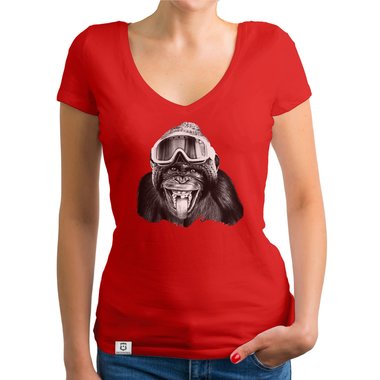 T-Shirt Kollektion - Skimpanse - Fr Damen, Kinder & Herren weiss-Kinder 152-164