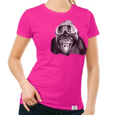 T-Shirt Kollektion - Skimpanse - Fr Damen, Kinder & Herren weiss-Kinder 152-164