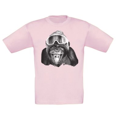 T-Shirt Kollektion - Skimpanse - Fr Damen, Kinder & Herren weiss-Kinder 152-164