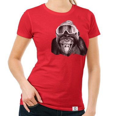 T-Shirt Kollektion - Skimpanse - Fr Damen, Kinder & Herren weiss-Kinder 152-164
