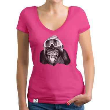 T-Shirt Kollektion - Skimpanse - Fr Damen, Kinder & Herren weiss-Kinder 152-164