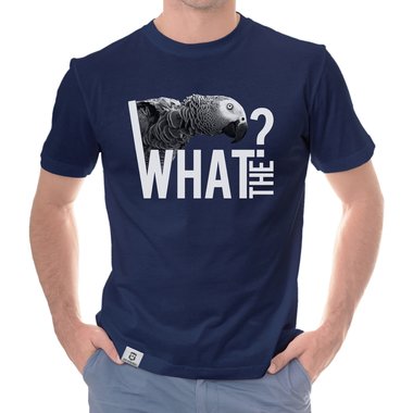 Herren Hoodie und T-Shirt - What the...? - Mnner Fun Kollektion weiss-T-Shirt 5XL