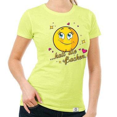 Damen T-Shirts & Hoodies - Halt die Backen - Rundhals- & V-Ausschnitt