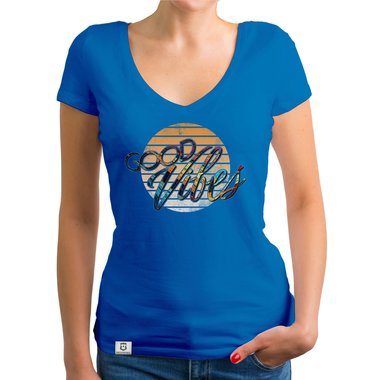 Damen T-Shirts & Hoodies - Good Vibes - Rundhals- & V-Ausschnitt