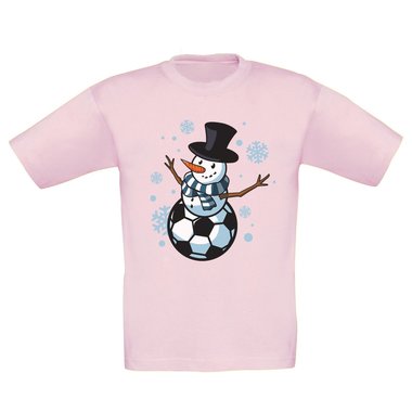 Kinder T-Shirt & Hoodie - Ballmann- Der Fuball-Schneemann fr X-Mas-Fans! weiss-T-Shirt 152-164
