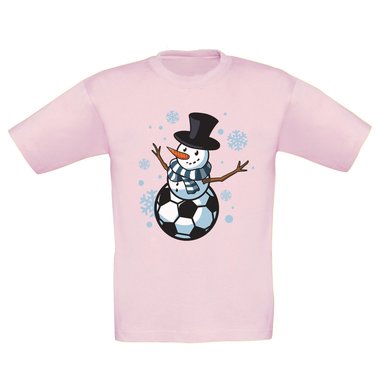 Kinder T-Shirt & Hoodie - Ballmann- Der Fuball-Schneemann fr X-Mas-Fans! weiss-T-Shirt 152-164