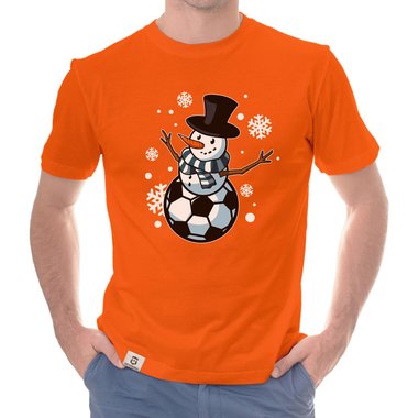 Herren T-Shirt & Hoodie - Ballmann - Der Fußball-Schneemann