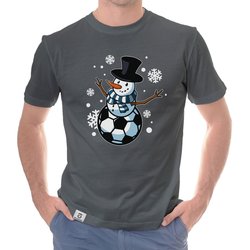 Herren T-Shirt & Hoodie - Ballmann - Der Fuball-Schneemann