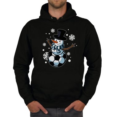 Herren T-Shirt & Hoodie - Ballmann - Der Fuball-Schneemann weiss-T-Shirt 5XL