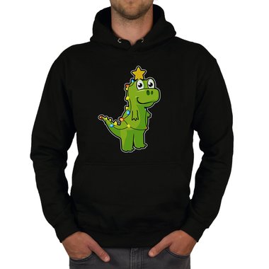 Herren T-Shirt & Hoodie - Tree Rex - Der Lichterketten-Dino