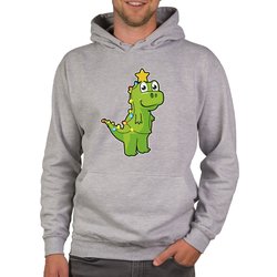 Herren T-Shirt & Hoodie - Tree Rex - Der Lichterketten-Dino