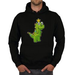 Herren T-Shirt & Hoodie - Tree Rex - Der Lichterketten-Dino