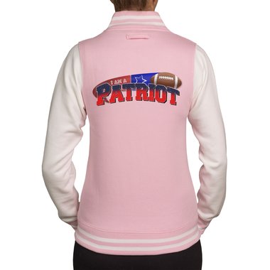 Damen College Jacke - American Football Team-Kollektion rosa-Chief-Kansas XS