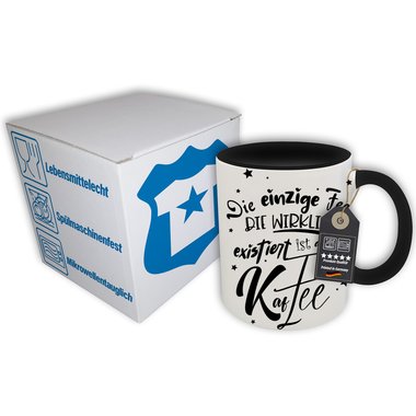 Kaffeebecher - Tasse - Die einzige Fee, ist die Kaffee - Witzige Bro/Arbeits Tasse fr Kaffee-Liebhaber
