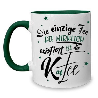 Kaffeebecher - Tasse - Die einzige Fee, ist die Kaffee - Witzige Bro/Arbeits Tasse fr Kaffee-Liebhaber
