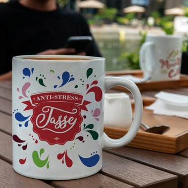 Kaffeebecher - Tasse - Anti Stress Tasse - Das perfekte Geschenk zum Relaxen