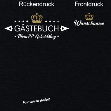Damen B-Day T-Shirts - Personalisiert - Wunschname + Wunschzahl - Mein Geburtstags-Gstebuch dunkelgrau-fuchsia-V-Neck XS