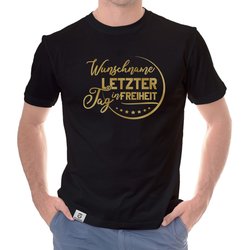 Personalisierbares Herren JGA T-Shirt - Wunschname`s...
