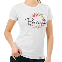 JGA Damen T-Shirt - Braut & Team Braut - Für den gesamten...