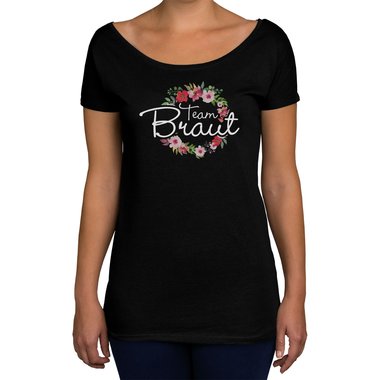 JGA - Damen T-Shirt U-Boot-Ausschnitt - Braut & Team Braut - Fr die gesamte JGA-Crew