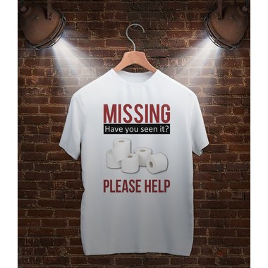 Damen & Herren T-Shirt Kollektion - Missing - Please help weiss-Herren 5XL