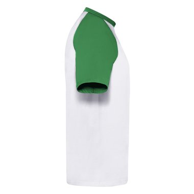 Herren T-Shirt mit Wunschnummer - Karneval - Fasching - Cosplay weiss-gr�n S