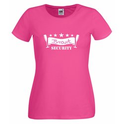 JGA Damen T-Shirt - Braut Security