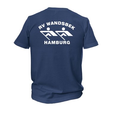 Herren T-Shirt RV Wandsbek S V-Ausschnitt Wei Ja