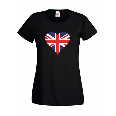 Damen T-Shirt Love England