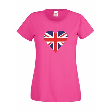 Damen T-Shirt Love England