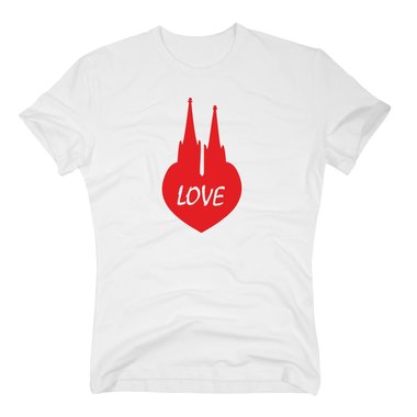T-Shirt Herz Kölner Dom Love