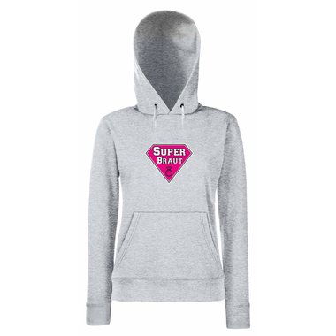 Super Braut - Damen Hoodie fuchsia S