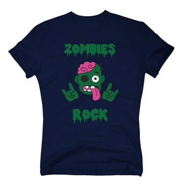 T-Shirt Halloween Zombies Rock