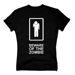 T-Shirt Halloween Beware of the Zombie