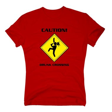 T-Shirt Karneval Sign Drunk Crossing