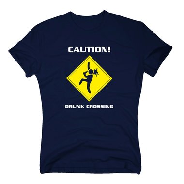 T-Shirt Karneval Sign Drunk Crossing