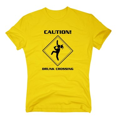 T-Shirt Karneval Sign Drunk Crossing