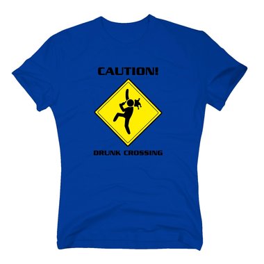 T-Shirt Karneval Sign Drunk Crossing
