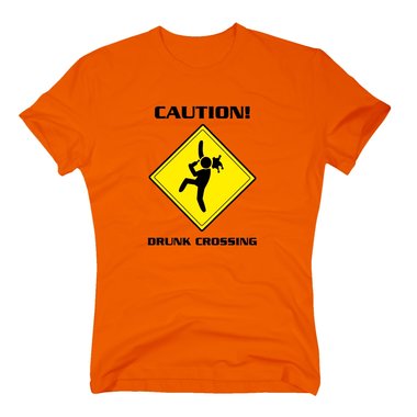 T-Shirt Karneval Sign Drunk Crossing