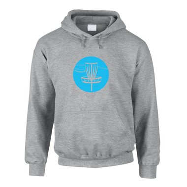Herren Hoodie - Disc Golf schwarz-weiss XXXL
