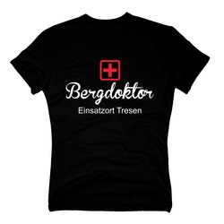Apres Ski T-Shirt Herren Bergdoktor Einsatzort Tresen