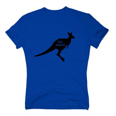 Australien T-Shirt Kangaroo 100% Aussie